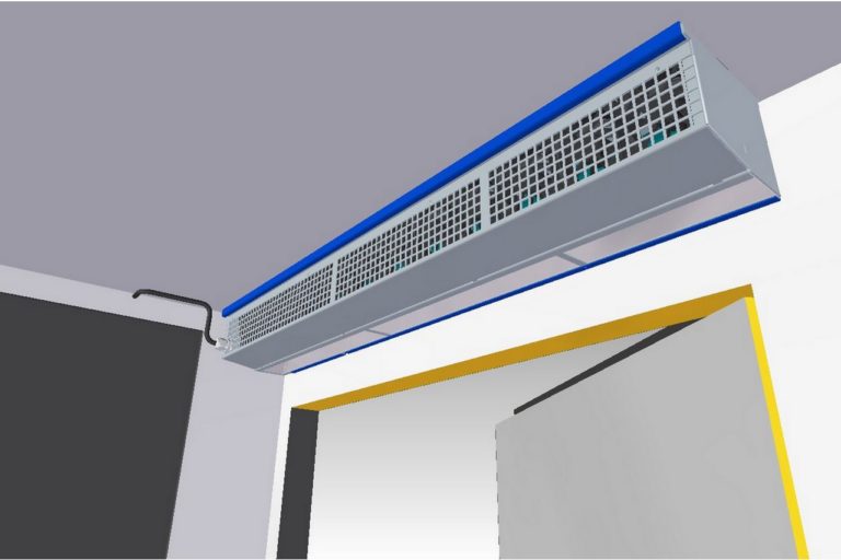 Brightec propose une nouvelle génération de rideaux d’air BlueSeal avec une unité BlueControl intégrée.