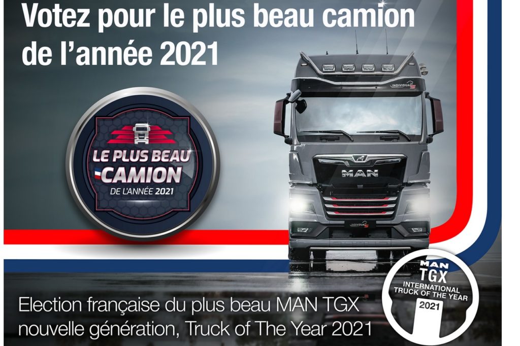 Le jeu concours du plus beau camion de MAN a été lancé le 17 mai. Les 3 finalistes recevront des lots d'une valeur de 1 000 à 5 000 euros.