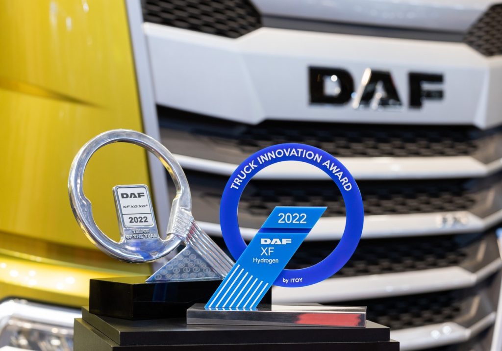 L'obtention des deux prix les plus prestigieux de l'industrie des poids lourds est un atout majeur pour DAF Trucks. ©DAF Trucks