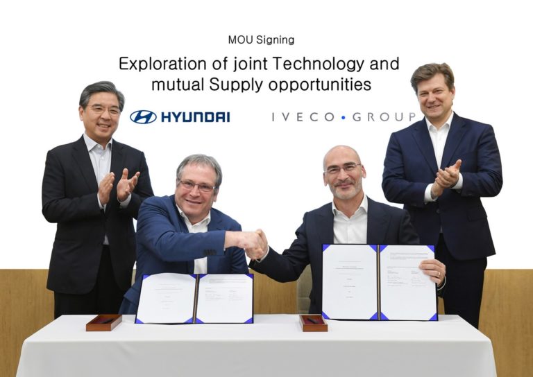 Iveco Group et Hyundai Motor Company scellent leur partenariat technologique.