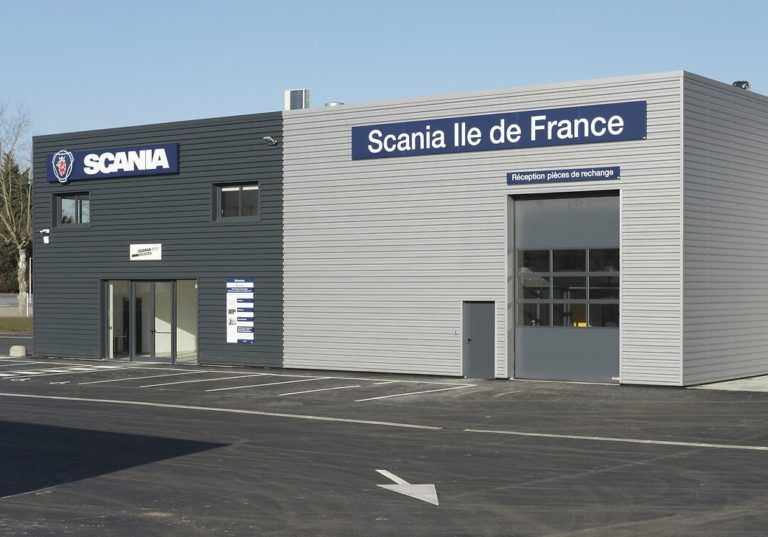 Scania conforte sa position en Île-de-France avec un nouveau site dans les Yvelines. ©Scania