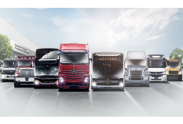 En poursuivant son développement,Daimler Truck Financial Services sera l’un des plus grands fournisseurs de services financiers pour véhicules industriels au monde d'ici fin 2022. © Daimler Truck