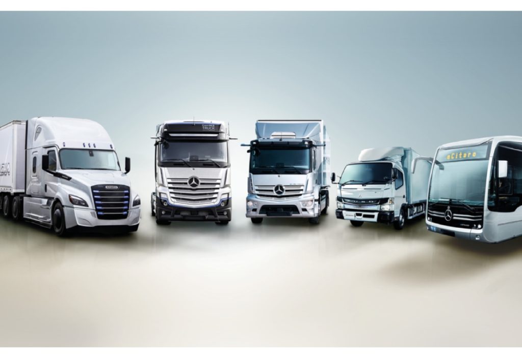 Daimler Truck considère que les conditions macroéconomiques globales continueront d'être comparativement favorables pour la demande mondiale de véhicules commerciaux en 2022. © Daimler Truck